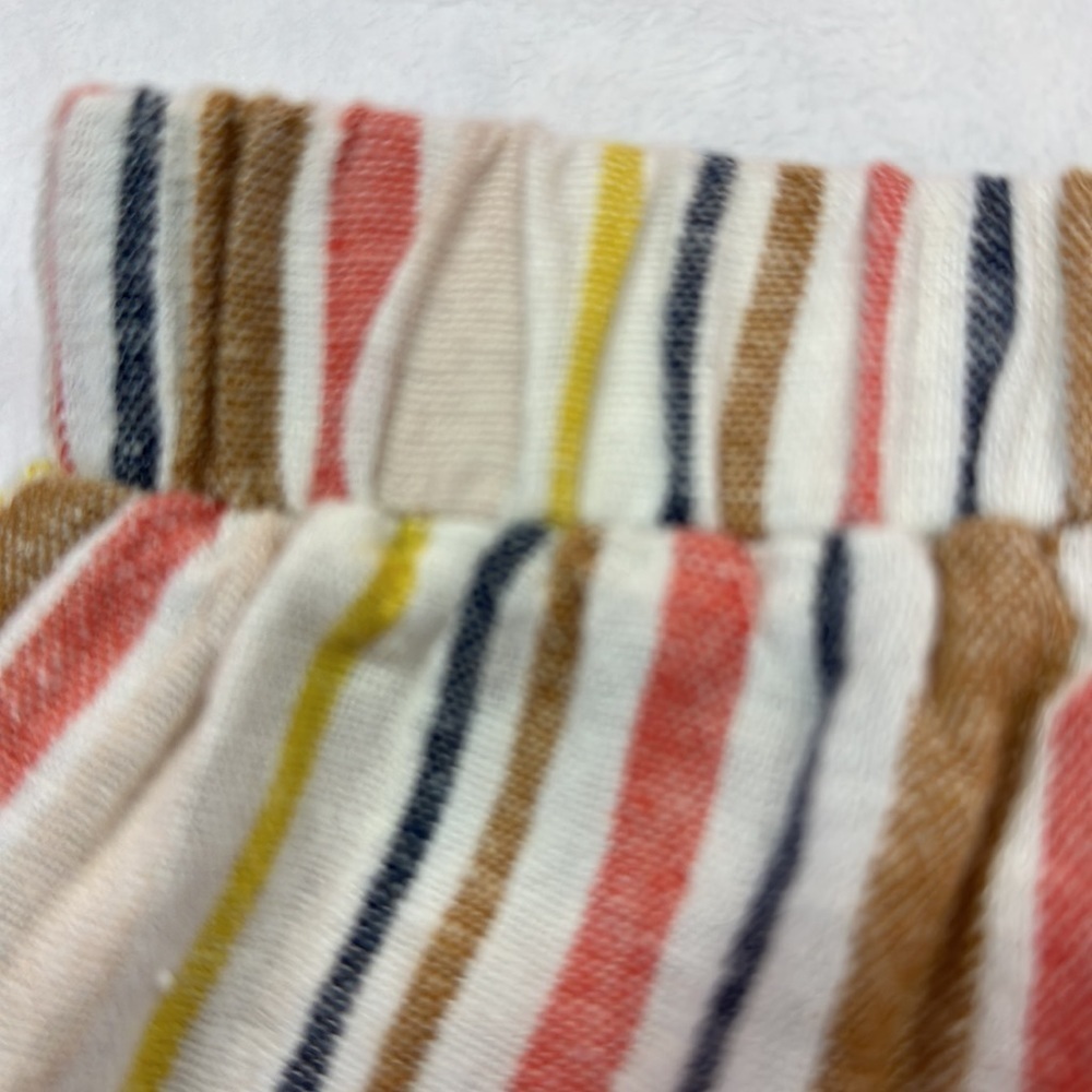 Forever 21 Multicolored Striped Ljnen/Rayon Pullon Shorts Size Small - Picture 6 of 6